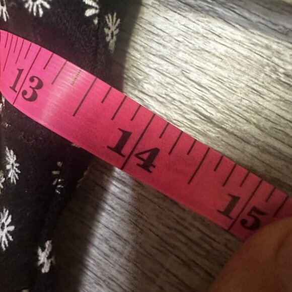 Forever21 womens floral full zip mini skirt size S‎ stretch black cream twill - Picture 8 of 8